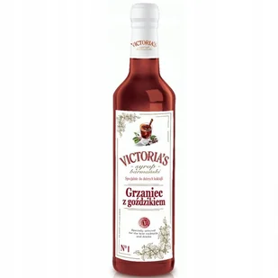 Syrop Barmański do drinków kawy Victoria Cymes GRZANIEC z goździkiem 490 ml - Syropy i koncentraty owocowe - miniaturka - grafika 1