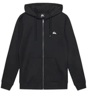 Bluzy męskie - bluza męska QUIKSILVER BASIC HOOD ZIP BLACK - miniaturka - grafika 1