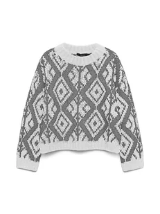 Vero Moda Sweter w kolorze szarym - Swetry damskie - miniaturka - grafika 1