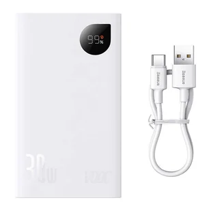 Powerbank Baseus Adaman 2, 20000mAh, 30W, 3xUSB, USB-C (biały) - Powerbanki - miniaturka - grafika 6