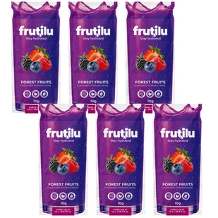 Saszetki Frutilu zestaw 6 szt. - Owoce Leśne - Zdrowa żywność - miniaturka - grafika 1