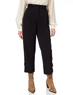 Spodnie damskie - Sisley Spodnie damskie, czarny 100, 34 - grafika 1