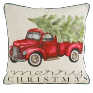 Pozostałe akcesoria świąteczne - Poszewka na poduszkę świąteczna Tree Samochód 45 x 45 cm - miniaturka - grafika 1
