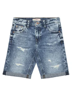 Guess Szorty jeansowe L5GD00 D41E0 Niebieski Regular Fit - Spodenki damskie - miniaturka - grafika 1