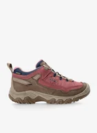 Buty trekkingowe damskie - Buty turystyczne damskie niskie Keen Targhee IV Wp - rose brown/plaza taupe - miniaturka - grafika 1
