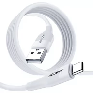 Kable USB - Joyroom kabel USB - USB Typ C do ładowania / transmisji danych 3A 1m biały (S-1030M12) S-1030M12(C)-white - miniaturka - grafika 1