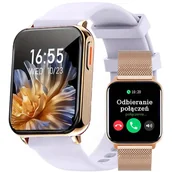 Smartwatch - Gravity GT17-3 PROF Fioletowy, złoty - miniaturka - grafika 1