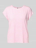 Koszulki i topy damskie - T-shirt o kroju regular fit z mieszanki lyocellu i elastanu model ‘AVA’ - miniaturka - grafika 1