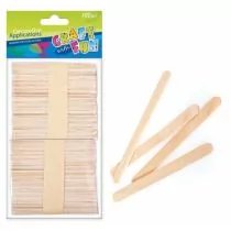 DpCraft Drewniane patyczki naturalne 100 sztuk - Przybory szkolne - miniaturka - grafika 2