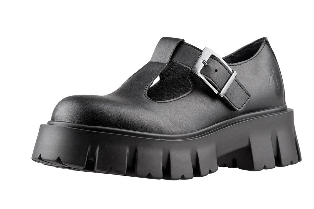 półbuty damskie ALTERCORE czarne (JANE VEGAN BLACK)-37