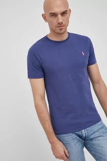Koszulki męskie - Polo Ralph Lauren T-shirt bawełniany 710671438244 gładki - grafika 1