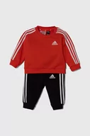 Dresy i komplety dla chłopców - adidas dres niemowlęcy kolor czerwony - miniaturka - grafika 1