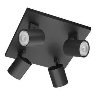 Oprawa sufitowa PHILIPS Runner 929003205001 Czarny - Lampy sufitowe - miniaturka - grafika 1