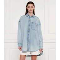 Koszule damskie - POLO RALPH LAUREN Jeansowa koszula Relaxed fit - miniaturka - grafika 1