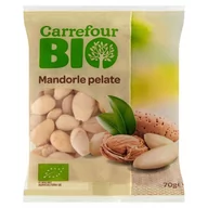 Zdrowa żywność - Carrefour Bio Ekologiczne migdały blanszowane 70 g - miniaturka - grafika 1
