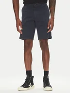 Spodenki męskie - Mustang Szorty materiałowe Amsterdam 1016450 Granatowy Slim Fit - miniaturka - grafika 1
