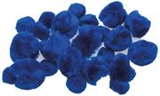 Dekoratorstwo - Pompony puszyste niebieskie 24szt - Brewis - miniaturka - grafika 1