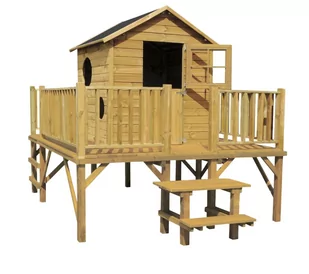 4iQ Drewniany Domek Ogrodowy Dla Dzieci Maciej 4iQ - Altany ogrodowe - miniaturka - grafika 1