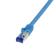 Patchcordy - LogiLink C6A076S kabel sieciowy Niebieski 5 m Cat6a S/FTP (S-STP) - miniaturka - grafika 1