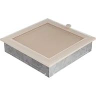 Akcesoria kominkowe - Kratki.pl kratka 22/22 oskar z żaluzją kremowa 22OKX - miniaturka - grafika 1