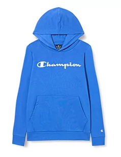 Champion Bluza chłopięca Legacy American Classics-Ultra Light Powerblend Terry Logo Hooded, Blu Cobalto, 13-14 Lat - Bluzy dla chłopców - miniaturka - grafika 1