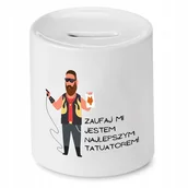 Skarbonki - Dla Dja Skarbonka na Urodziny na Prezent z Nadrukiem ze Zdjęciem + Opakowanie na prezent (wzór 01) - miniaturka - grafika 1