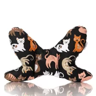 Kołdry i poduszki dla dzieci - Poduszka Podróżna Motylek Antywstrząsowy Minky - miniaturka - grafika 1