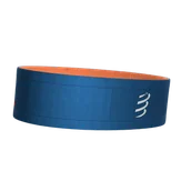 Pozostały sprzęt i akcesoria do ćwiczeń - COMPRESSPORT Pas biegowy FREE BELT 2020 niebiesko-pomarańczowy - miniaturka - grafika 1