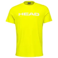 Koszulki sportowe męskie - Koszulka męska Head  Club Basic T-Shirt Men Yellow XXL - miniaturka - grafika 1