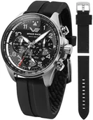 Zegarki męskie - Zegarek Vostok Europe 6S20-325A741SB Space Race Black Chrono - miniaturka - grafika 1