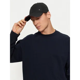 Czapka z daszkiem Tommy Hilfiger Corp 6 Panel AM0AM13336 Czarny - Czapki męskie - miniaturka - grafika 1