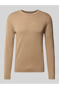 Sweter z dzianiny z okrągłym dekoltem - Tom Tailor - Swetry męskie - miniaturka - grafika 1