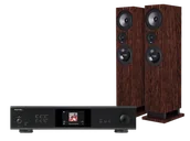 Zestawy stereo - Rotel S14 (czarny) + Response DT8 (orzech) - miniaturka - grafika 1
