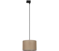 Lampy sufitowe - Żyrandol na lince do 3-faz. syst. szynowego TRACER 1xE27/15W/230V śr. 30 cm czarny/brązowy - miniaturka - grafika 1