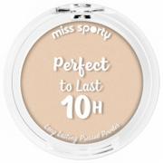 Róże do policzków - Miss Sporty Perfect To Last 10H Powder długotrwały puder w kamieniu 001 Neutral Ivory 9g - miniaturka - grafika 1