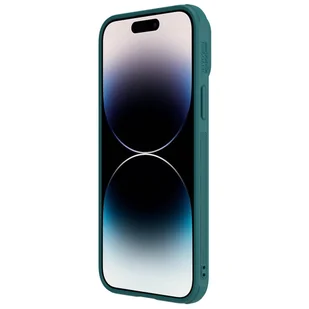 Nillkin CamShield Leather S Case etui iPhone 14 Pro Max pokrowiec z osłoną na aparat zielone - Etui i futerały do telefonów - miniaturka - grafika 6