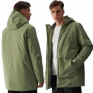 Kurtki męskie - Kurtka 4F Męska Zimowa Parka Z Kapturem Długa Sportowa Membrana r. L - miniaturka - grafika 1