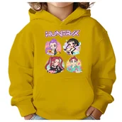 Bluzy dla dziewczynek - BLUZA DZIECIĘCA K-POPOWE ŁOWCZYNIE DEMONÓW HUNTRIX 146-152 Z KAPTUREM - miniaturka - grafika 1