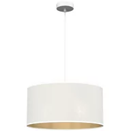 Lampy sufitowe - Pojedyncza, biało-złota lampa wisząca LX 5266 z serii LOFT SHADE - miniaturka - grafika 1