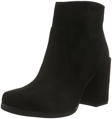 s.Oliver Damskie kozaki z krótką cholewką 25330, czarny - Czarny Black 1-39 eu