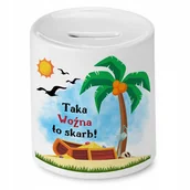 Skarbonki - Dla Woźnej Skarbonka na Urodziny Na Prezent z Nadrukiem ze Zdjęciem + Opakowanie na prezent (wzór 03) - miniaturka - grafika 1