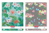 Notesy i bloczki - Herlitz Brulion na spirali A4 Ladylike mix linia 80 kartek - miniaturka - grafika 1