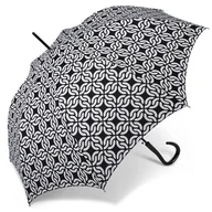 Parasole - Pierre Cardin 82975 parasolka parasol damski długi czarno-biały Automat - miniaturka - grafika 1