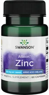 Suplementy diety - Albion Chelat Cynku 15mg (60 kaps.) - miniaturka - grafika 1