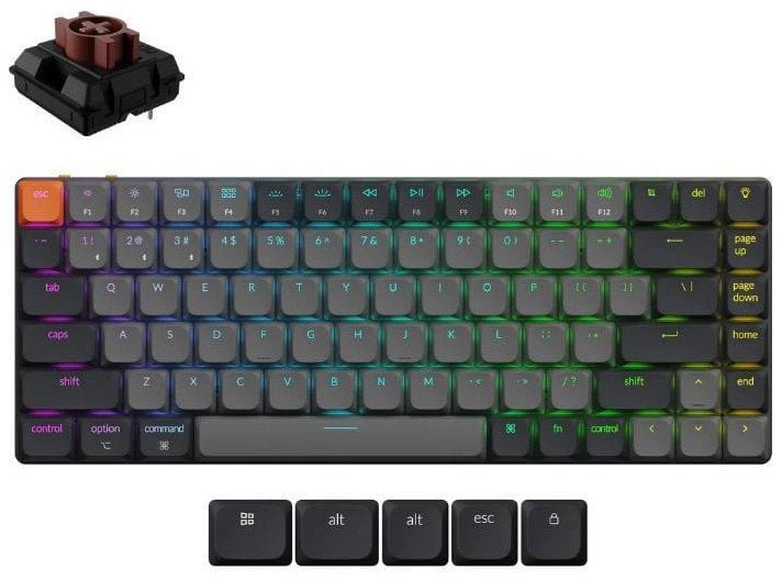 KEYCHRON WRL K3 RGB/BLACK K3X-B3