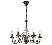 Lampy sufitowe - Brilagi - LED Żyrandol na łańcuchu STEFANO 5xE14/40W/230V czarny patyna - miniaturka - grafika 1