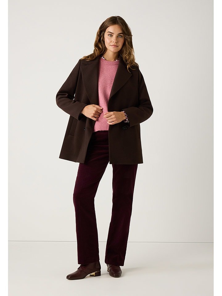 More & More Płaszcz w kolorze brązowym