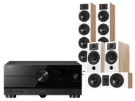 Kino domowe - Yamaha RX-A4A (czarny) + Diva 6 + 3 + 7 (dąb) - miniaturka - grafika 1