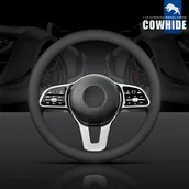 Inne - Napa Premium Skórzana Kierownica Samochodowa, Pokrowiec Na Kierownicę Typu D I O, Antypoślizgowa I Oddychalna Uniwersalna Rękawica Do Samochodu Na - miniaturka - grafika 1