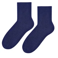 Skarpetki damskie - SKARPETY STEVEN 125 BAMBUS DAMSKI ZAKARD (kolor czarny, rozmiar 38-40) - miniaturka - grafika 1